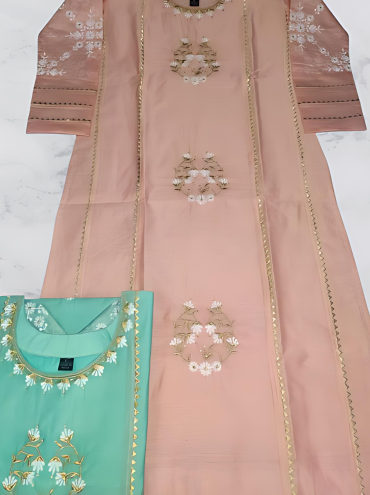 Chanderi silk 495rs 2 color